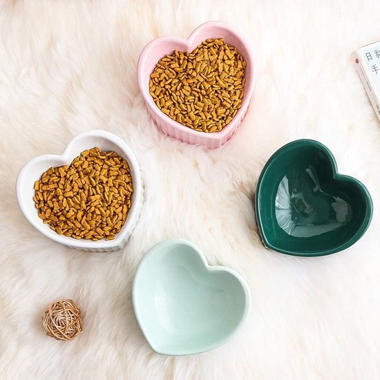Verhoogde en schuine kom voor katten, keramische kattenbak, hoog, kantelbaar, anti-braken, voerbak voor katten, kattenvoerbak, kattenvoerbak, kattenbak, vaatwasmachinebestendig, 180 ml — afbeelding 5