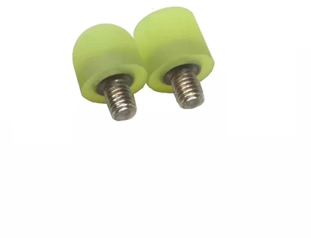 2x Vervangbare Rubberen Tips voor PDR Hamer en Trekker M8