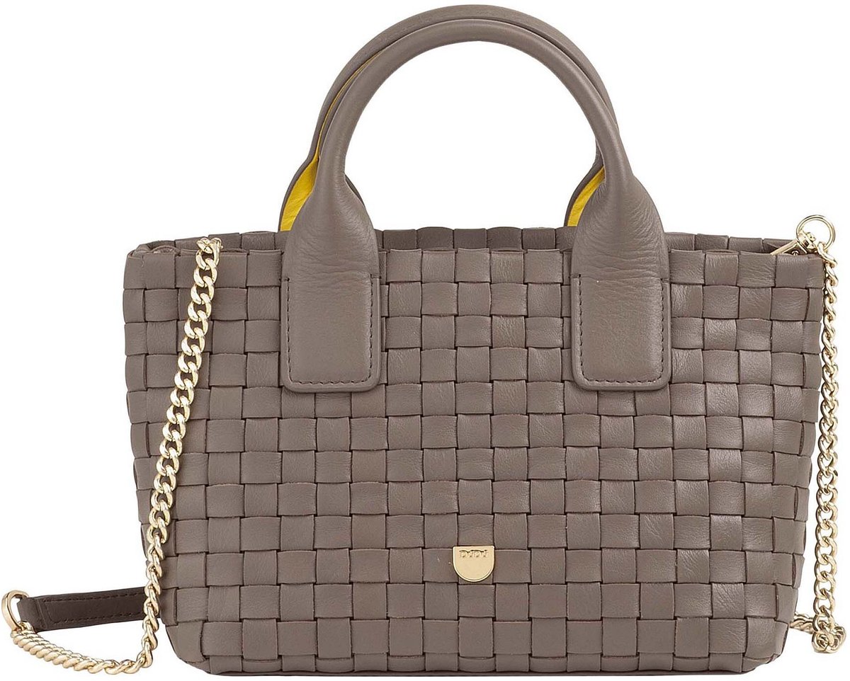 DuDu Ibiza Handtas Leder 22 cm - Dames - taupe