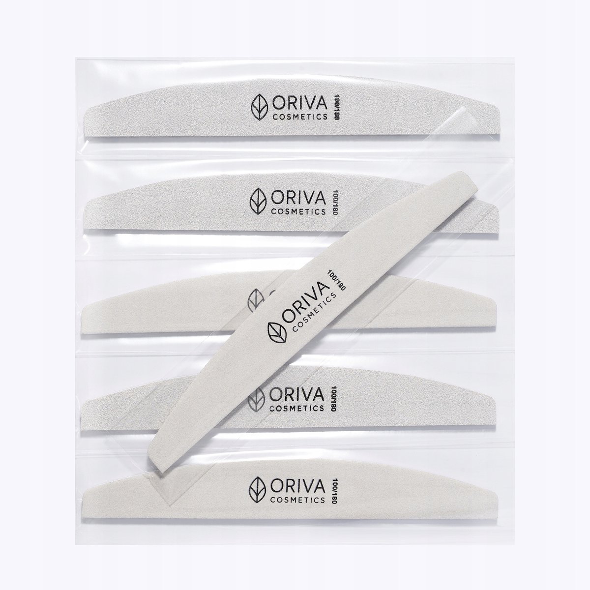 Oriva Nagelvijlen Set - Halve Maan (Boot) 100/180 - 50 Stuks