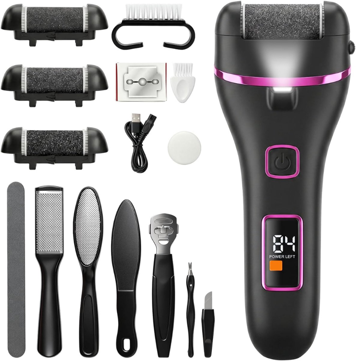 DYVNS® Pedicureset Elektrisch - Nagelfrees en Eeltverwijderaar - Voetenverzorging