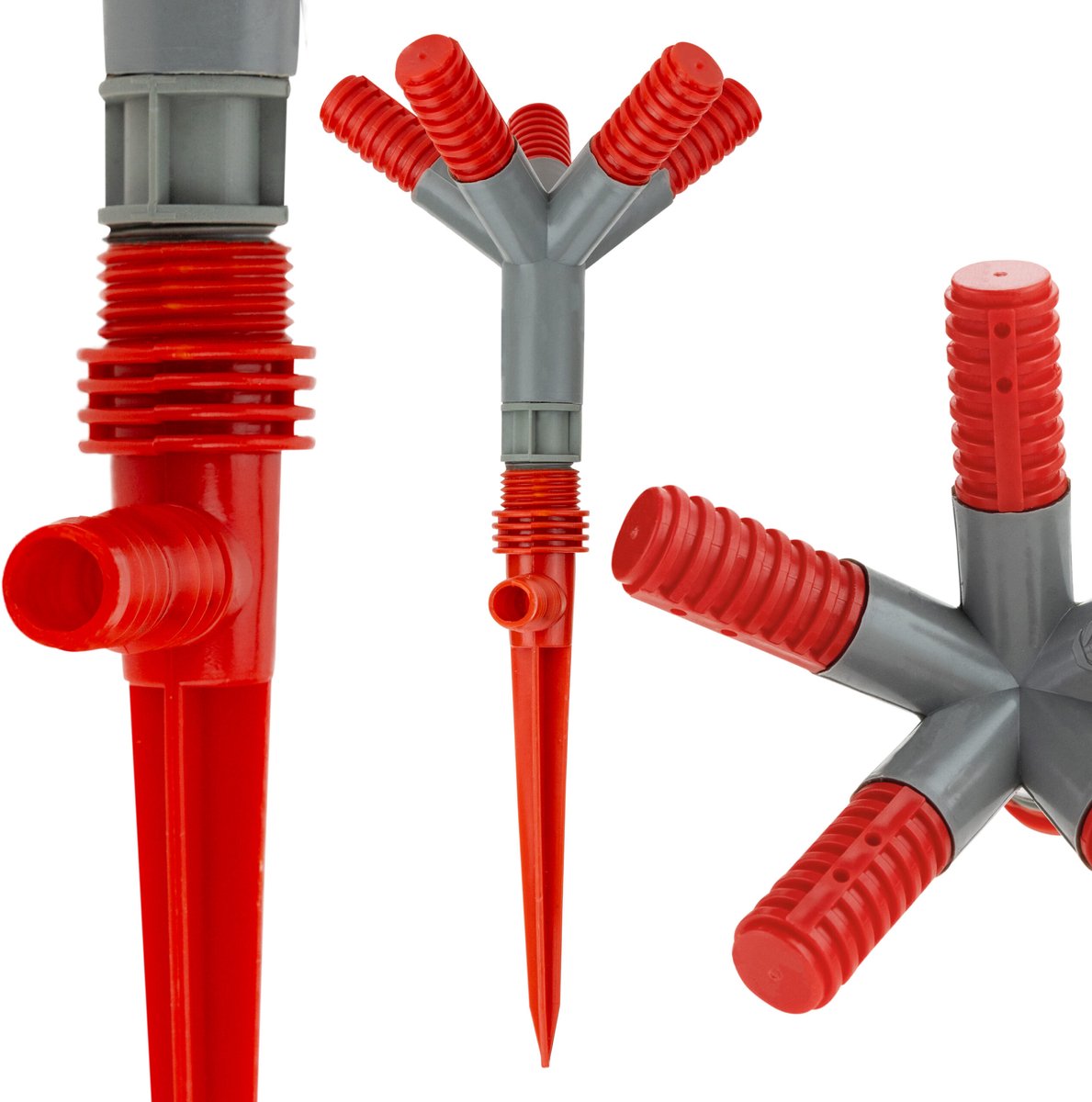 5-armige Draaibare Graszoden Sprinkler voor Tuin