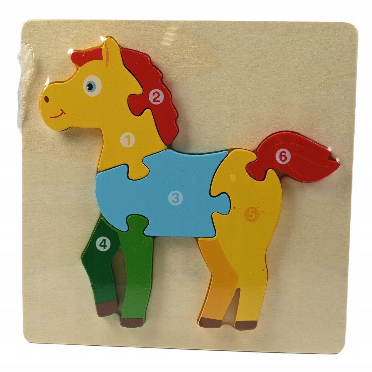 Houten Puzzel Eerste Educatieve Legpuzzel 6 Stuks