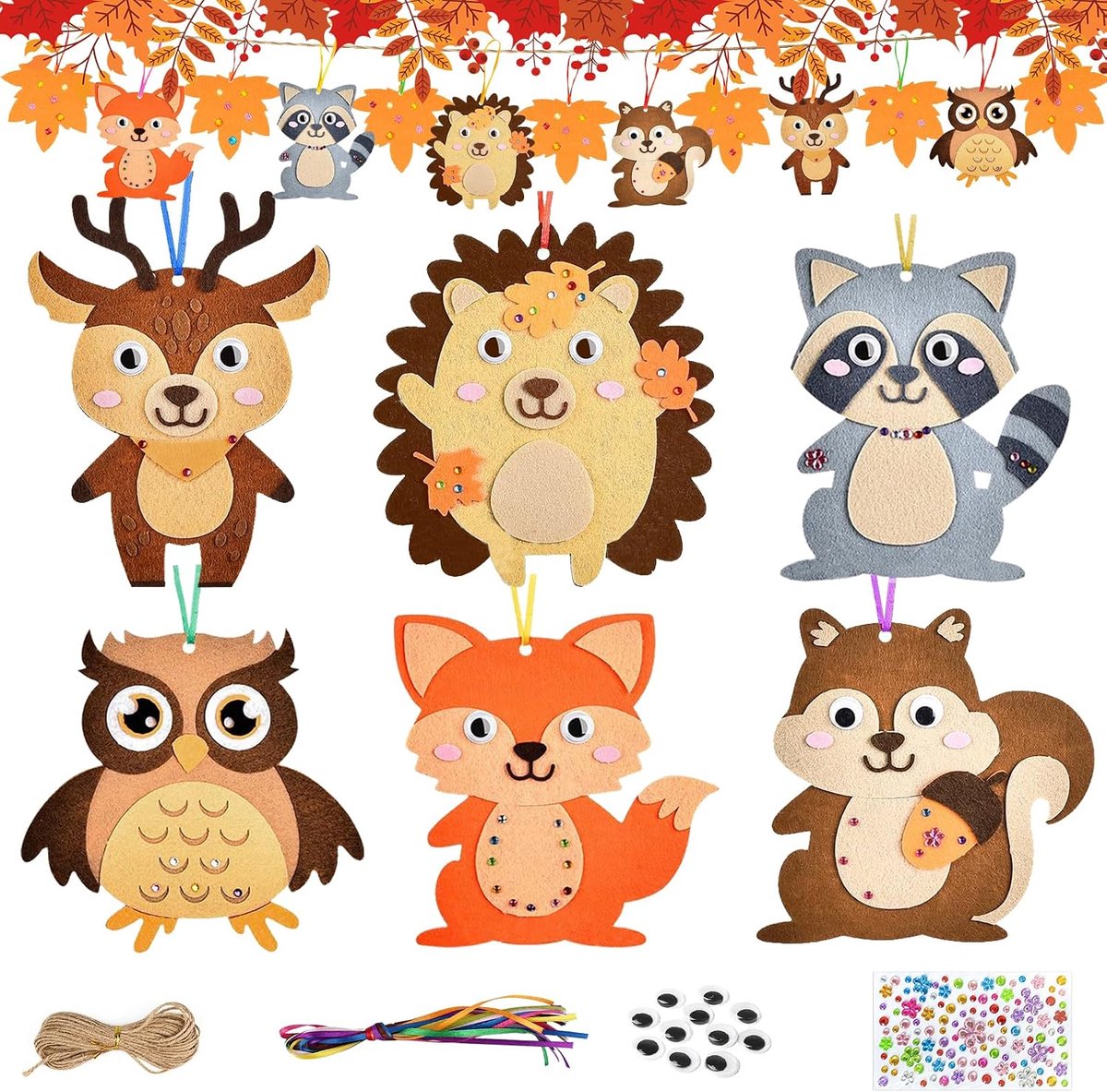 Yegookay Creatieve sets voor kinderen (13 dieren) - ShopVlot