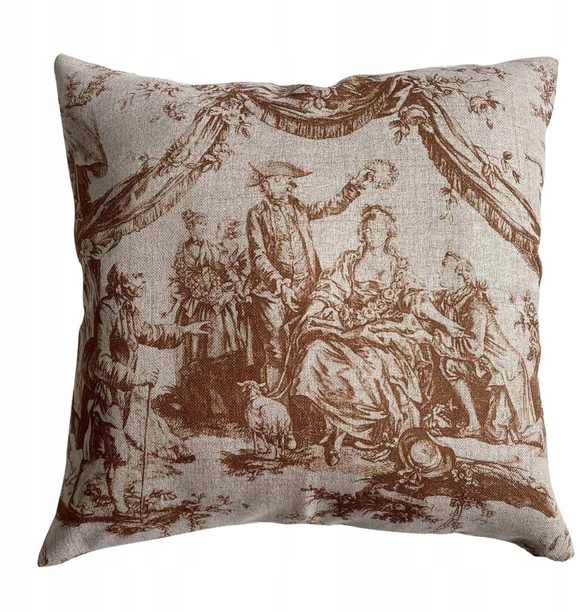 Decoratieve Vintage Kusjes - Romantisch Frans Design (45x45 cm)