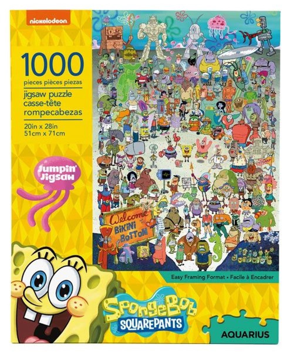 SpongeBob Jigsaw Puzzle Cast (1000 pieces)