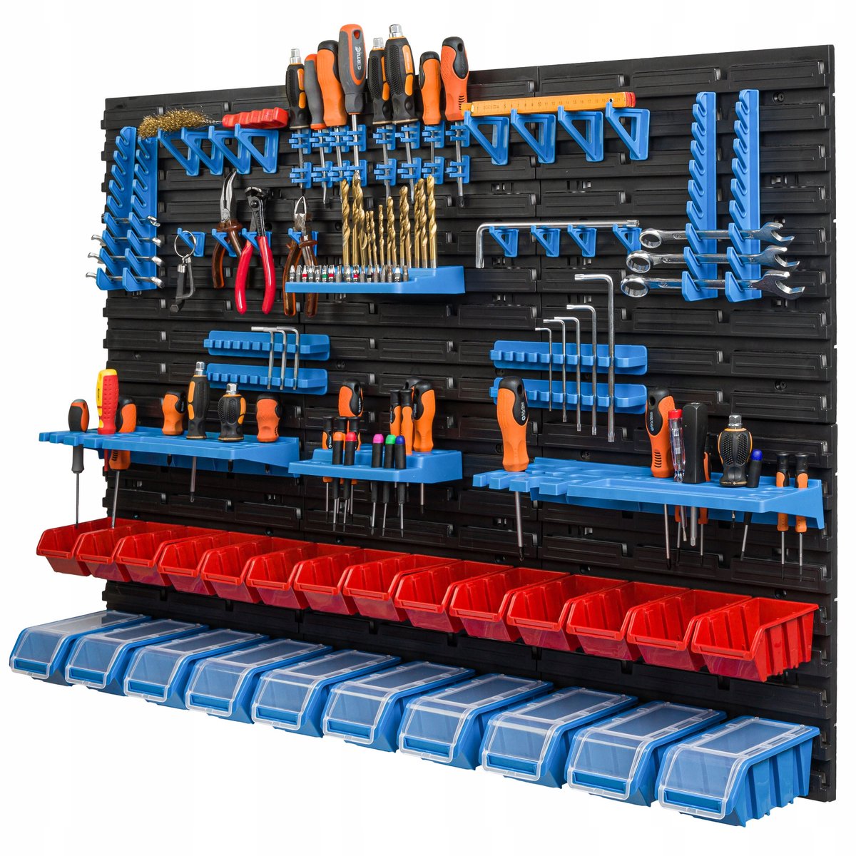 Werkplaatsbord met 24 Bakjes - 115x78cm
