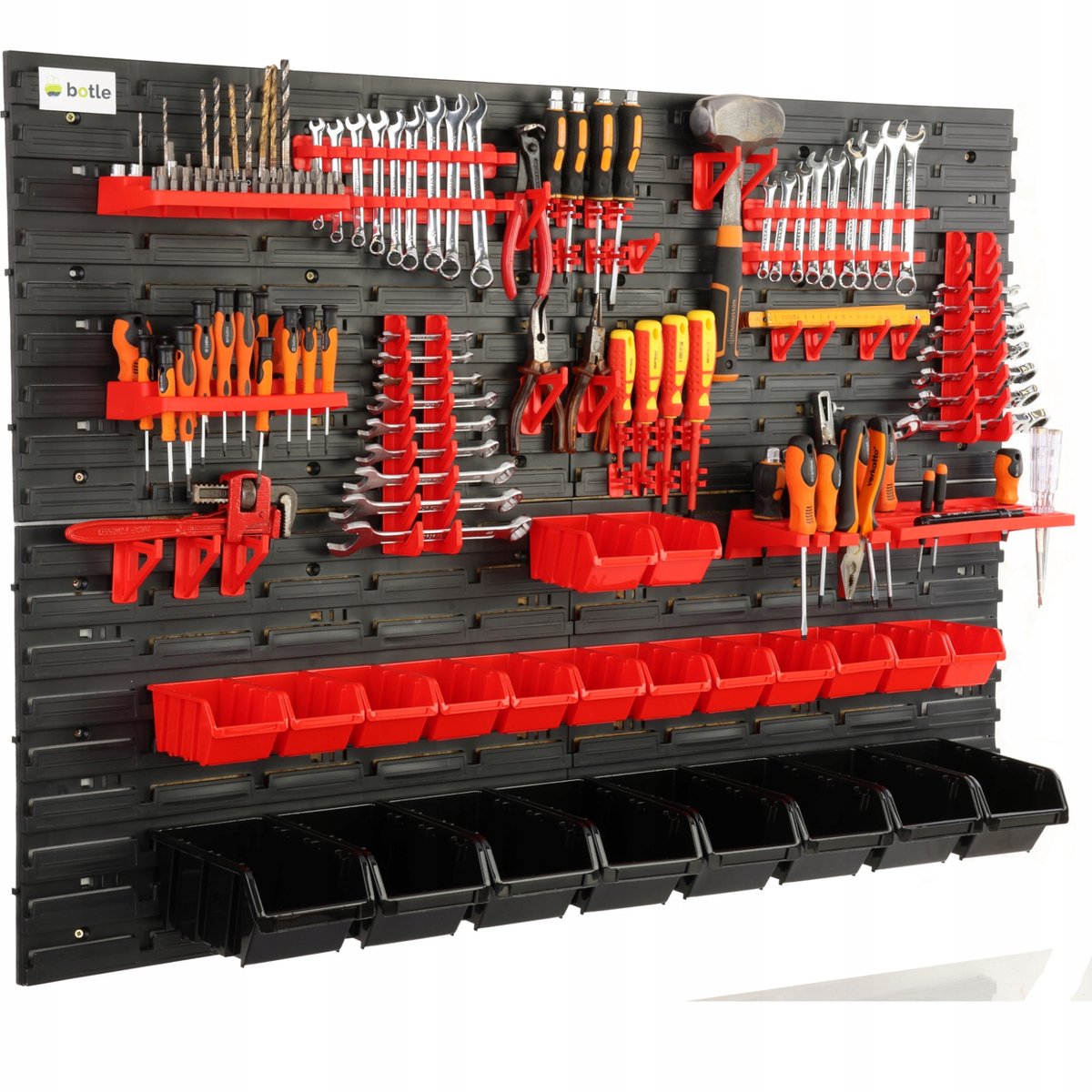 Gereedschapswand 115x78cm met 22 Bakken - Werkplaats & Garage Organizer
