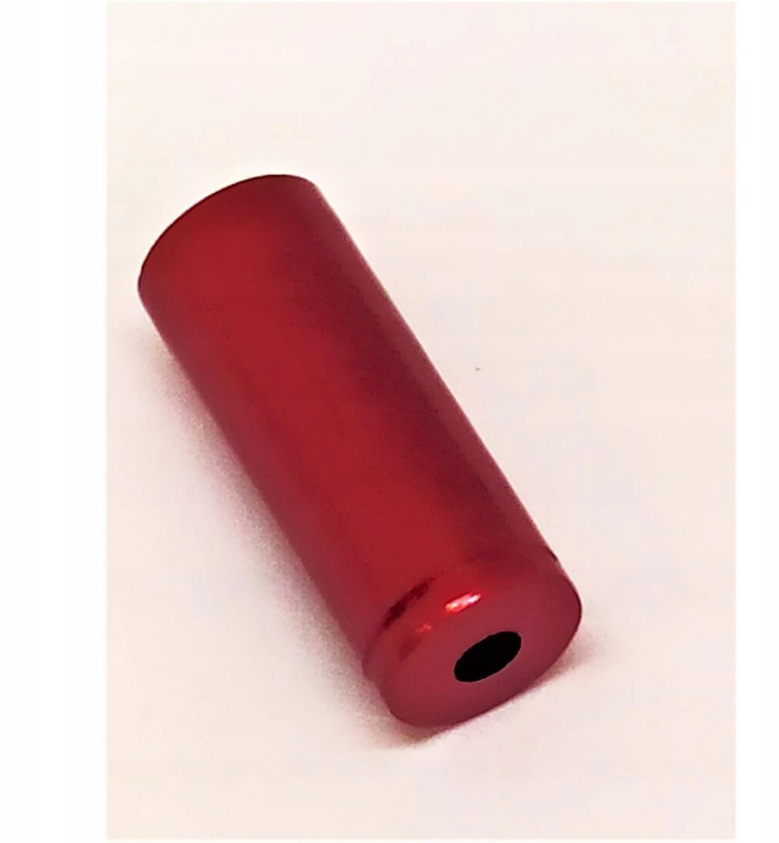 PROX Aluminium CNC Remkabel Eindkapjes Rood (2 stuks)