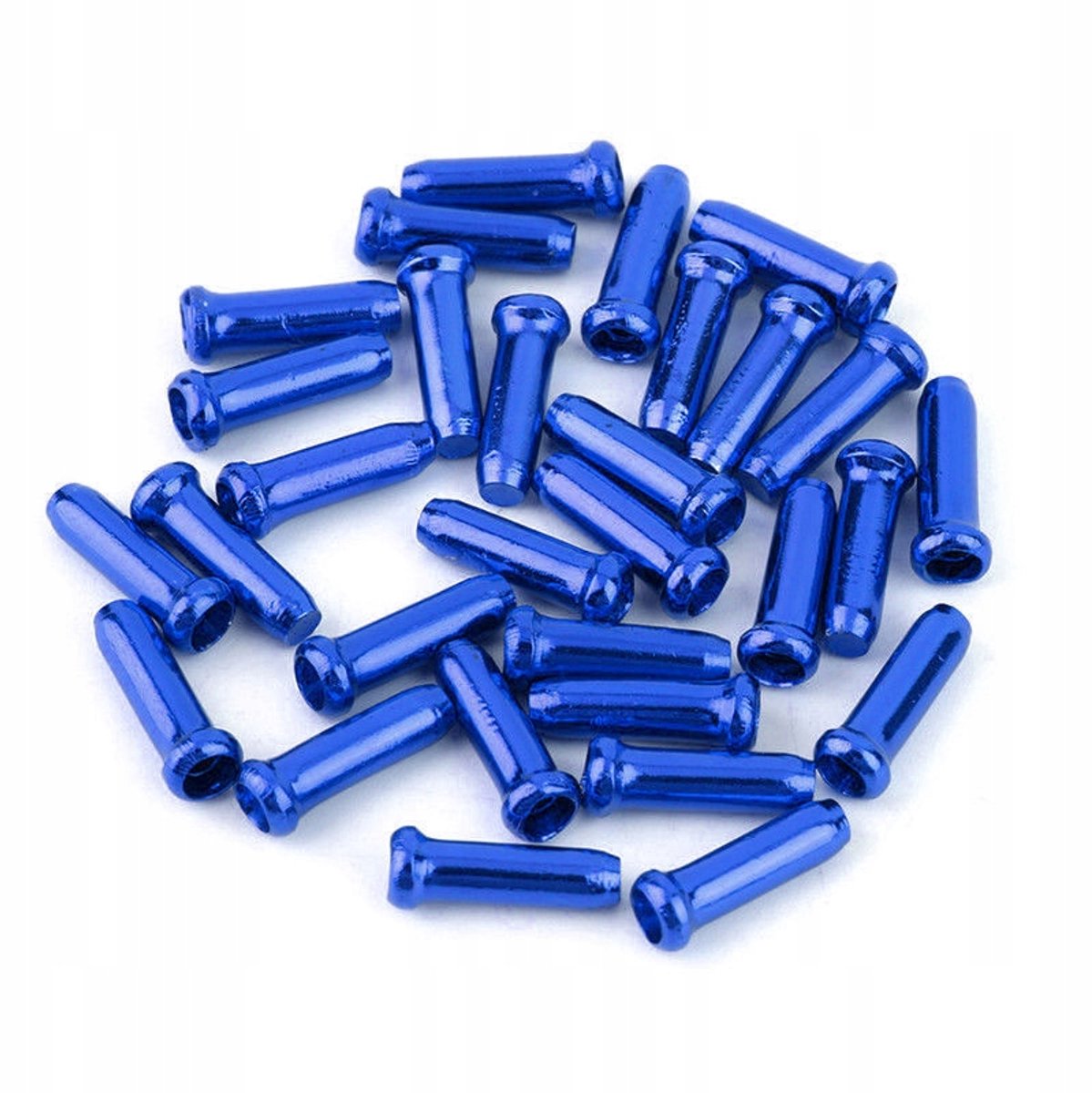 10x Blauwe Kabel Eindkappen voor Versnelling/Rem