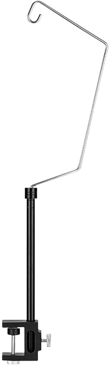 Camping-lamphouder met clip - aluminiumlegering - lichtgewicht en robuust - ideaal voor buitengebruik - ShopVlot