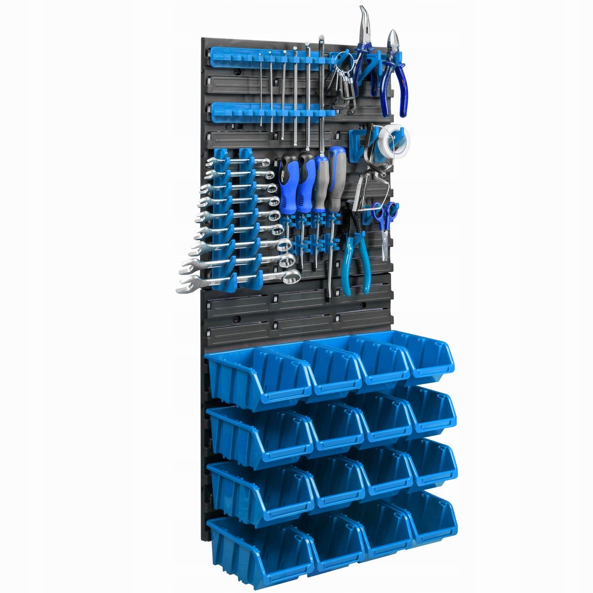 Gereedschapswand voor Garage met 16 Bakjes - Wandorganizer