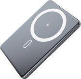 Dutch Quality Powerbank - Ultra dun (6,7mm) - Geschikt voor MagSafe - 5000 mAh - 15W Draadloos opladen - Snellader met USB-C Poort 20W.