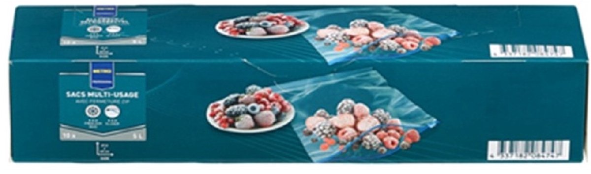 Ziplock zakjes 5L - 10 stuks 27.5cm x 40cm Sealbag ziplock bag