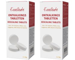 Eccellente Ontkalkingstabletten geschikt voor Siemens – 12 stuks van 18g – alternatief voor TCZ6002 / TZ60002 / 00312574