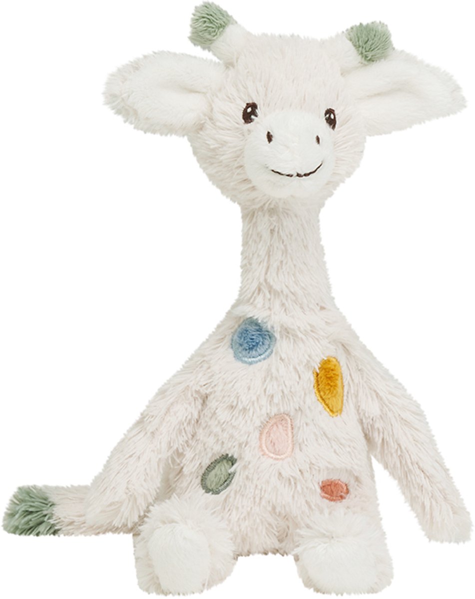 Happy Horse Giraf Gizzy Knuffel 22 cm - Grijs - Baby knuffel