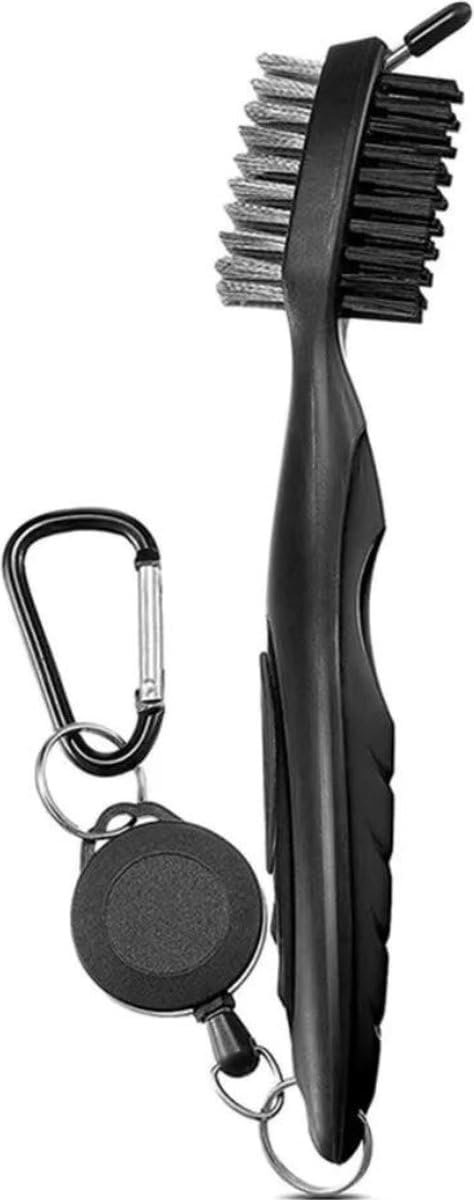 ***The Ultimate 3-in-1 Cleaning Brush for Golf Clubs - With Handy Hanging Hook and Steel Brush for a Perfectly Clean - ShopVlot