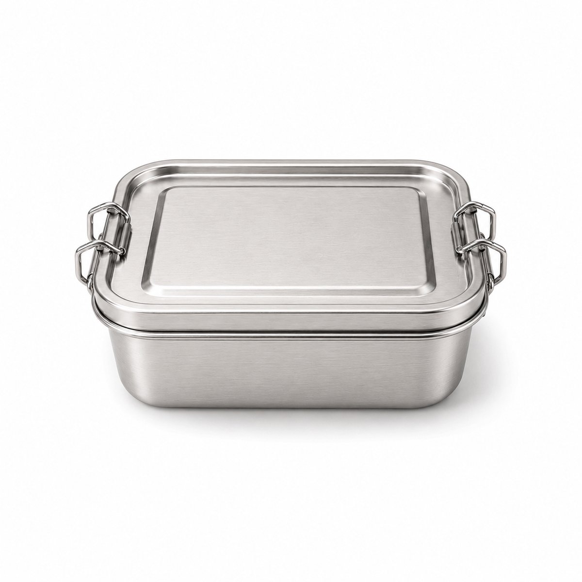 My Green Deal – RVS Lunchbox 850ml – Duurzame Broodtrommel & Snackbox – Fruitbakje Volwassenen & Kinderen – Meal Prep Bakje – Lekvrij & Herbruikbaar