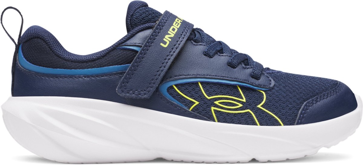 Under Armour UA BPS Surge 5 AC-BLU Jongens Sportschoenen - Academy - Aegean Blauw - Flash Light