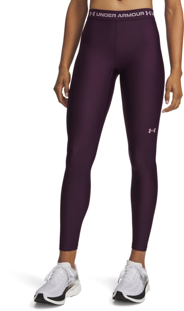 Under Armour HeatGear Legging-PPL Dames Sportlegging - Paars Echo - Mauve Roze
