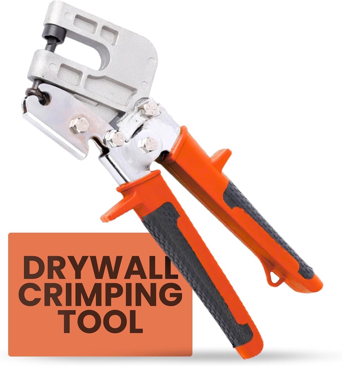 Krimptang voor Gipsplaten Tapeinden - Metalen - Ergonomische Handgreep - Voor Droogbouwprojecten