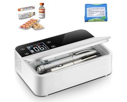 NC Insuline Koelkast - Diabetes koelbox - Medische koeling voor op reis/ auto - LCD display -Draagbare Medicijn Koelbox - 0 tot 18 °C - 7800 mAh - USB Oplaadbaar