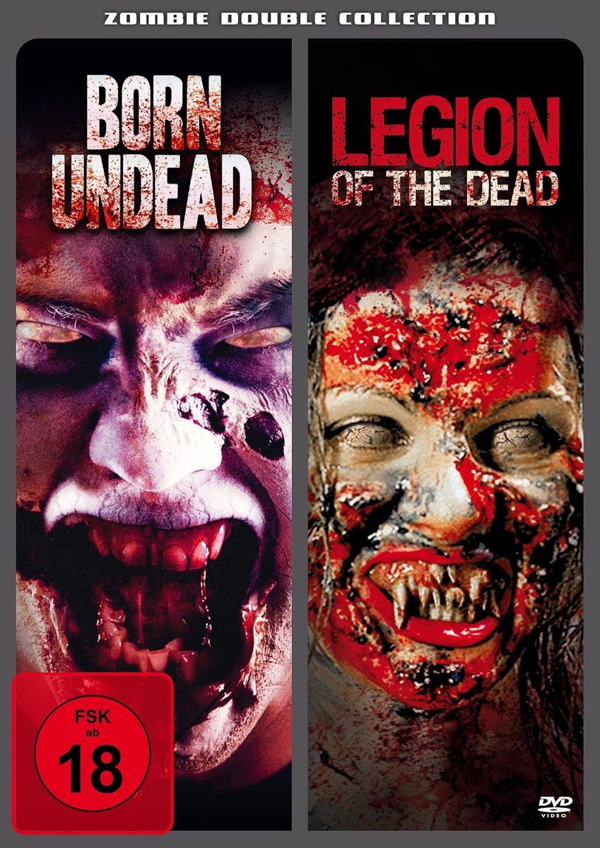 Zombie Double Collection - Born Undead/Legion of the Dead - 2 films - spannend - perfect voor horrorliefhebbers - ShopVlot