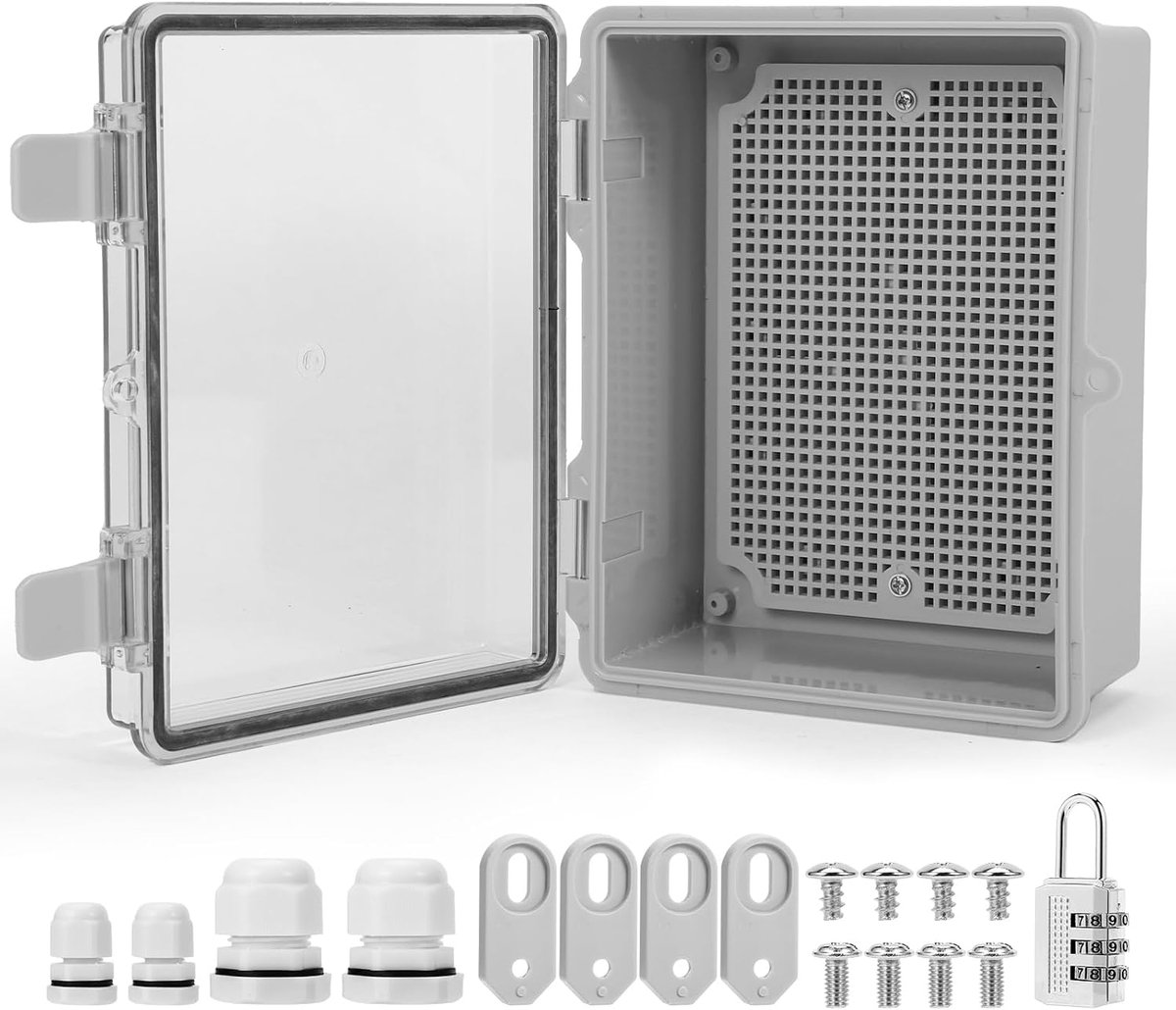 Waterdichte verdeler box - IP67 waterdicht - ABS kunststof - Bescherming voor binnen en buiten - ShopVlot