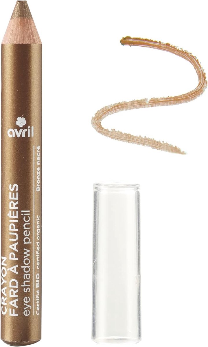 Oogschaduwpen 10,6 mm - Biologisch met castorolie en bijenwas - Natuurlijke oorsprong - Voor een nauwkeurige applicatie - ShopVlot