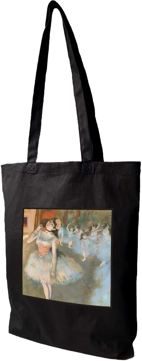 Shopper Tas met Ster Print - Edgar Degas Stijl - Canvas