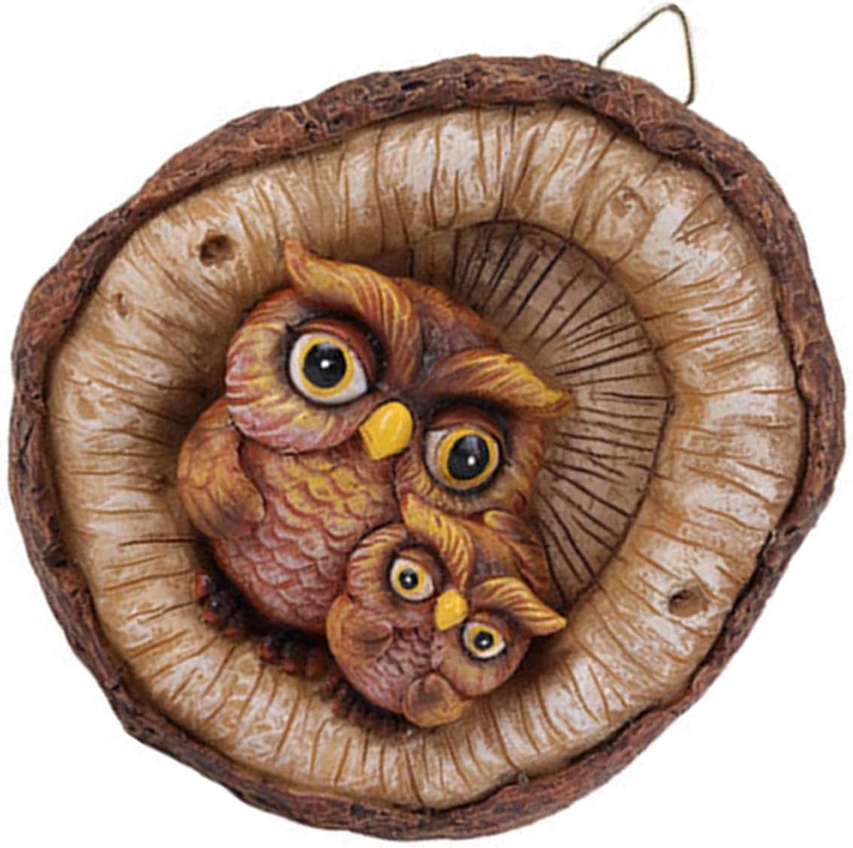 Zeizafa Reading Gnomes Tree Faces Decors Outdoor Garden Statues Hanging For Garden Resin And Flower Pots Landscape - ShopVlot