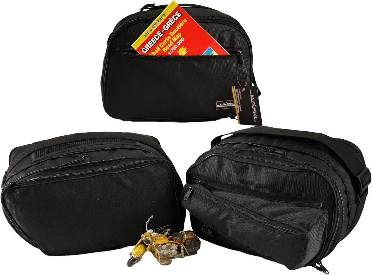 Complete set of inner pockets for vario case and top case suitable for BMW R1300GS from 2023 (KA1) with Vario case - ShopVlot