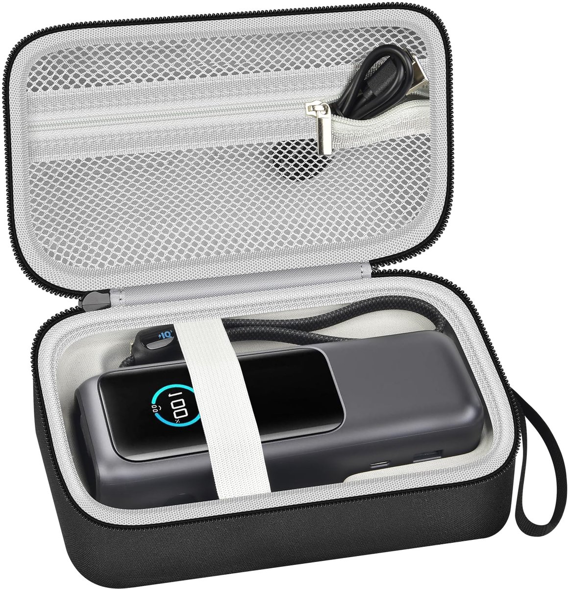 GWCASE Harde hoes voor Anker 25000mAh powerbank (Zolo 165W), beschermende reistas compatibel met Anker 25K draagbare - ShopVlot
