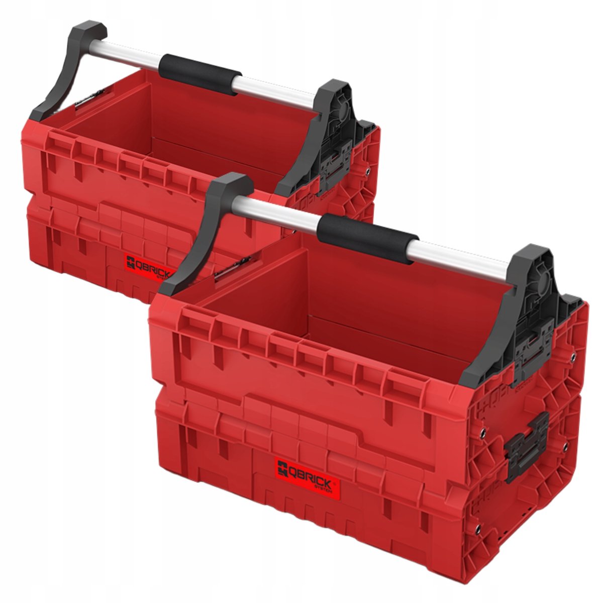 Qbrick System PRO Modulaire Bak 18L Rood - 2 Stuks