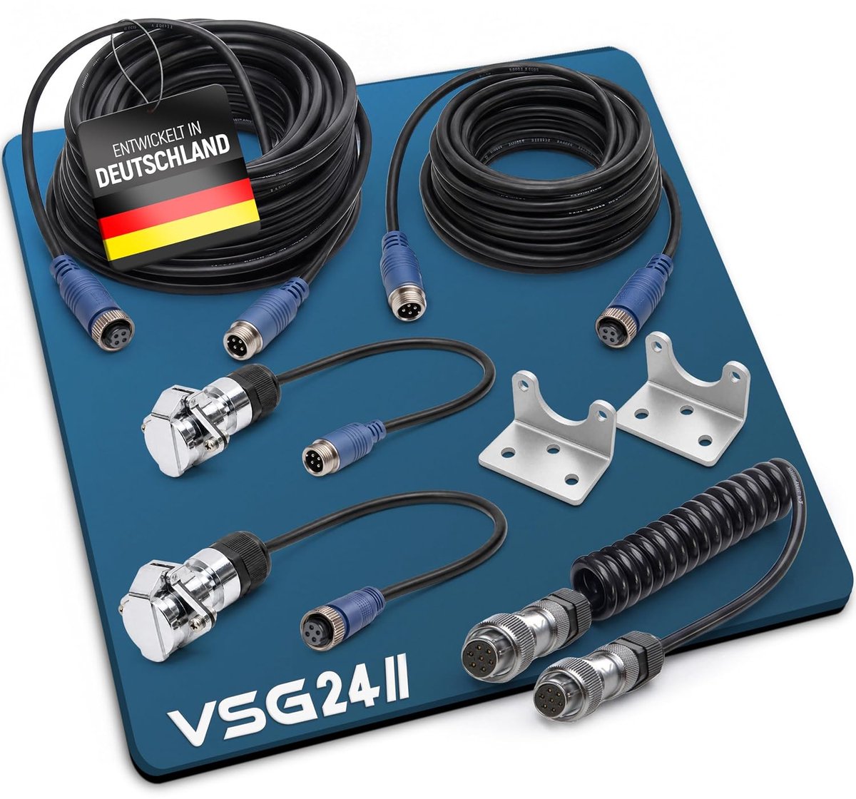 VSG rear camera extension cable with 4 pin for all WT 5 & 7 rear view systems and cameras, different lengths - ShopVlot
