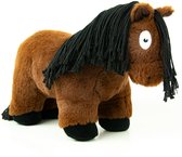 Crafty Ponies Paarden Knuffel - Paarden Speelgoed - Knuffel - Voor kind & baby - Pluche Paarden - Knuffelbeest - Speelgoed Kind - Stuffed Animal - 35cm - Bruin met zwarte manen