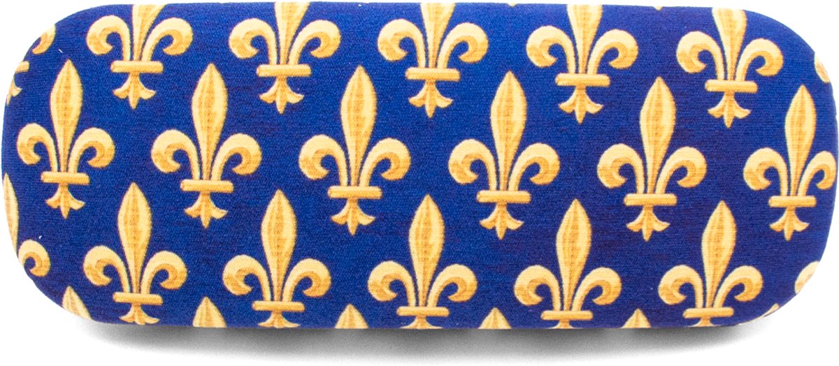 Lanzfeld - Brillenkoker - Fleur de Lys - Microfiber - Brillenetui