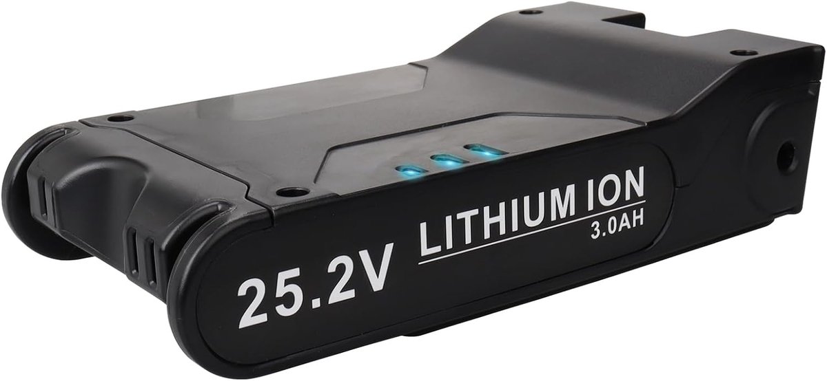 Vervangende batterij 25.2 V 3000 mAh - Lithium-ion - Hoge energiecapaciteit - Geschikt voor Shark stofzuigers - ShopVlot