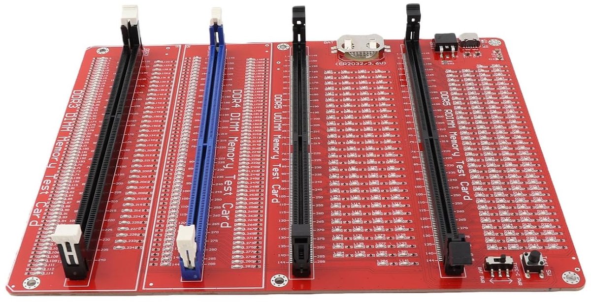 RAM geheugentestkaart 4-in-1 - Diagnose-analyzer - Geheugen tester met lichtindicator - Ideaal voor desktop en server - ShopVlot