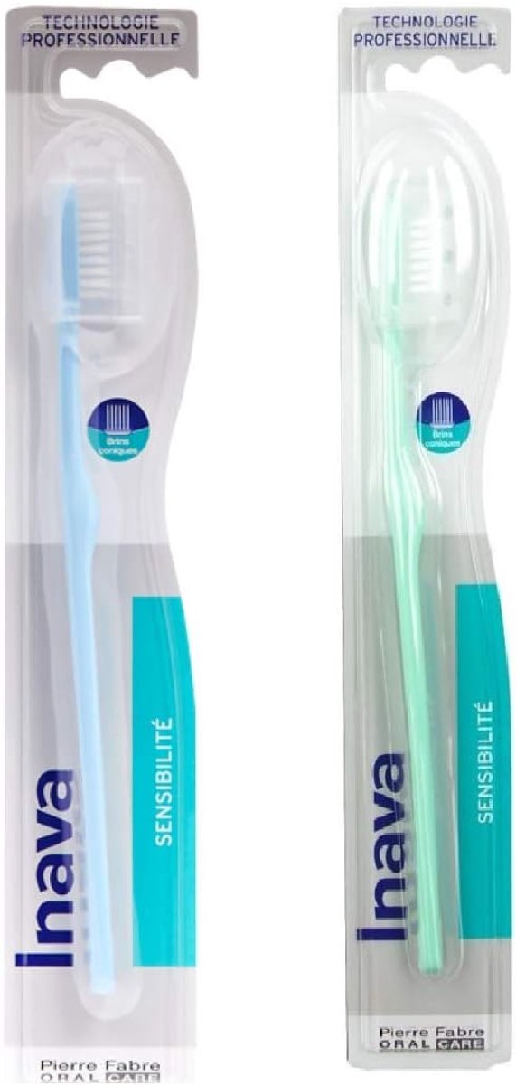 Tandenborstel voor gevoelig tandvlees - Tapered haren - 2 stuks - Zorgt voor milde reiniging - ShopVlot