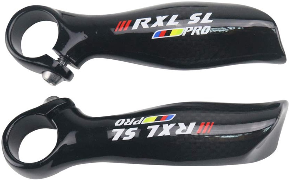 Fiets stuur eindhandgreep 22.2mm - Carbon en aluminium - Ergonomisch ontwerp - Comfortabele grip - ShopVlot