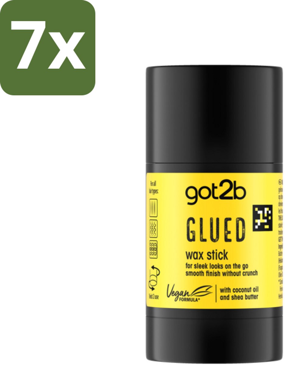 Got2B - Wax Stick - Glued - 50 g - Bulkverpakking - 7 stuks