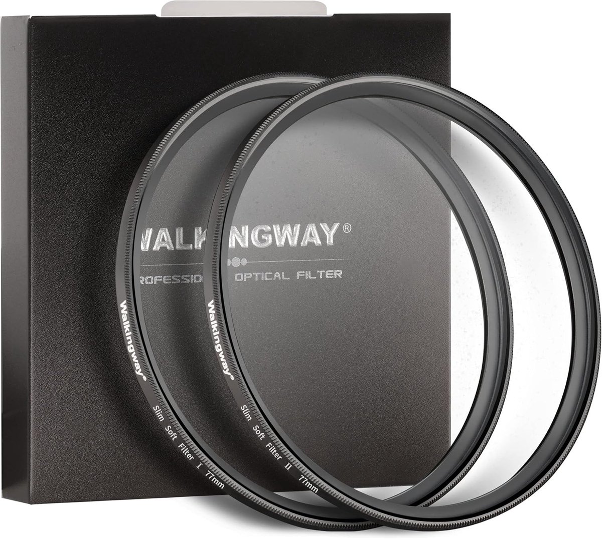 Diffusiefilter set 77mm - licht zacht 1 & medium 2 - fog effect - creëer unieke sfeereffecten - ShopVlot