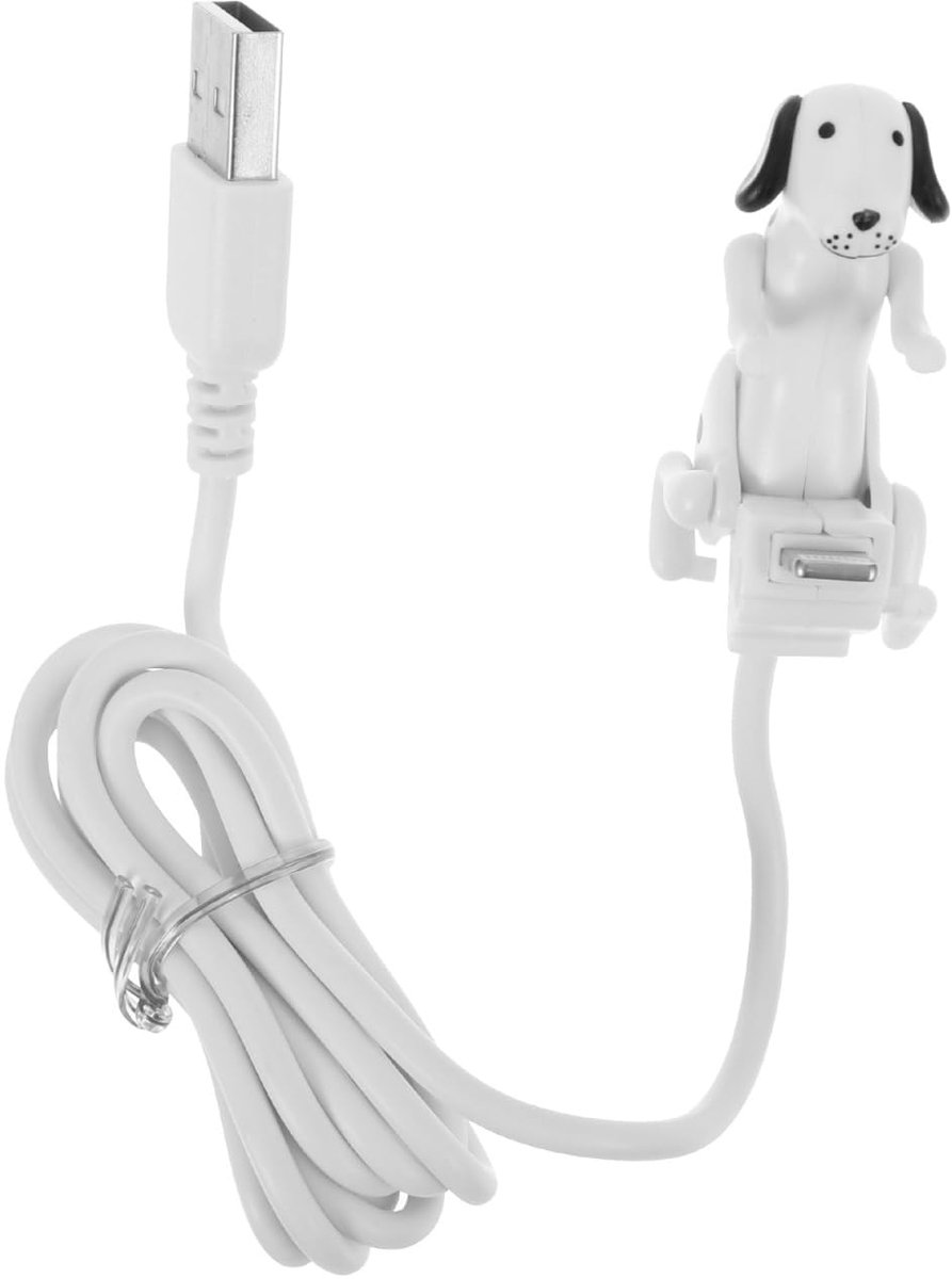 Snelle oplaadkabel voor honden, USB-datakabel met grappig hondendesign, robuuste oplaadkabel van kunststof en metaal - ShopVlot