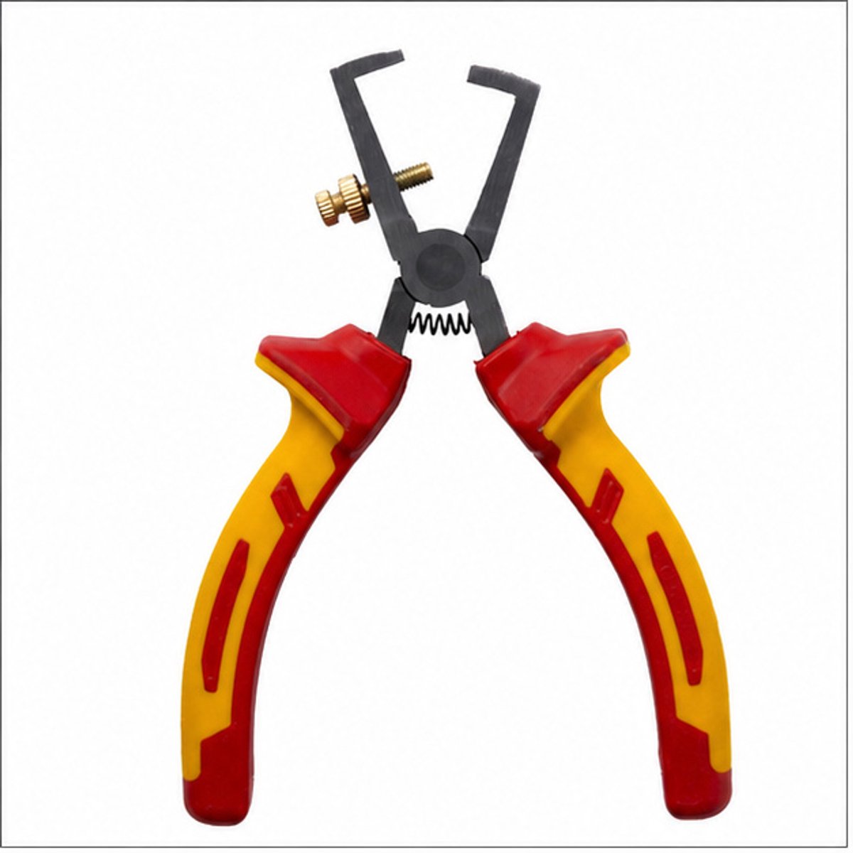 Afstriptang 150 mm VDE - Geïsoleerde kabelstriptang - Rood-geel