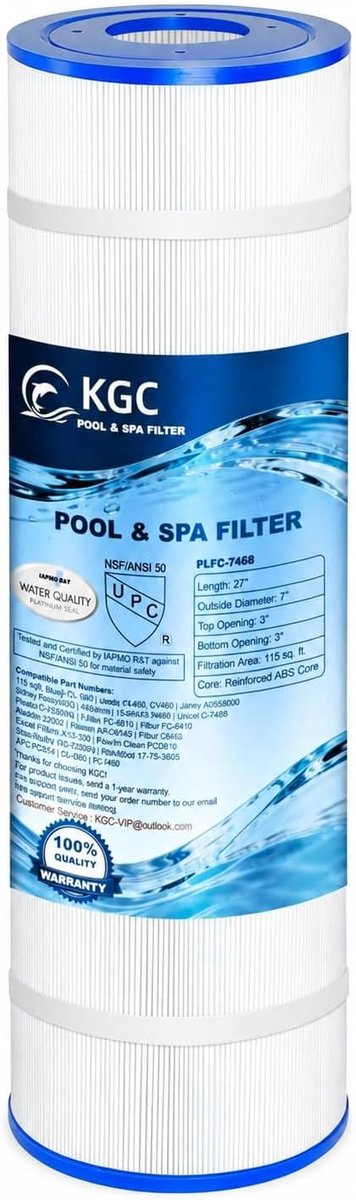 KGC Pool Filter for Type A or C Filter Cartridge, Pool Filter Compatible with Pool Pump Intex 29000E/59900E, Summer - ShopVlot
