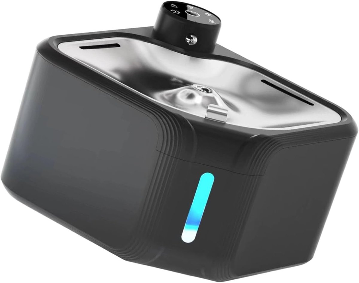 KZQ Slimme automatische drinkfontein voor honden 2,8 liter - Laag geluidsniveau en antislip bak - ABS-materiaal voor dagelijks gebruik - Geschikt voor meerdere huisdieren - Wit
