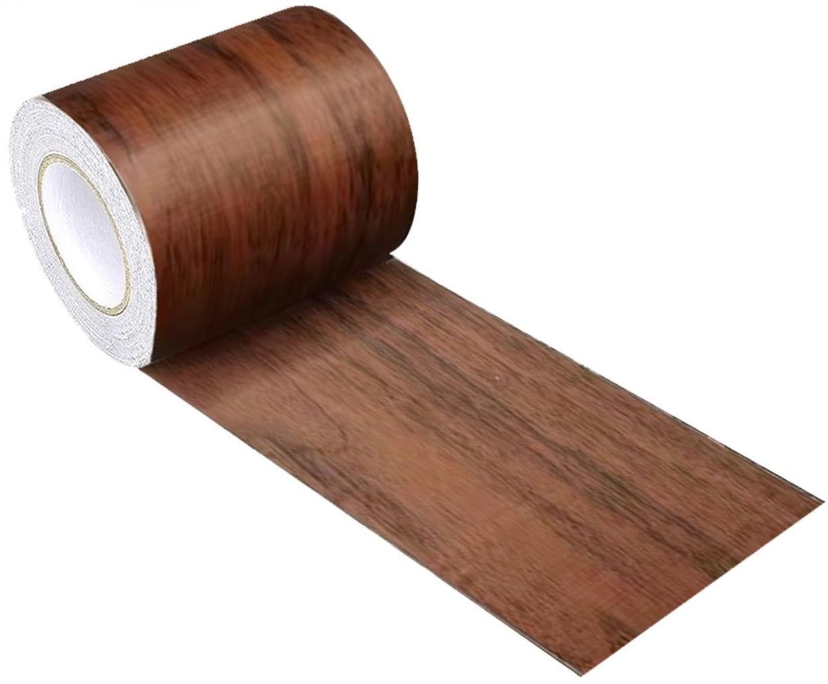 1 Piece Simulated Wood Grain Tape, Self Adhesive Tape, Waterproof Adhesive Tape, Furniture Repair Tape, Flooring - ShopVlot