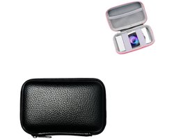 Cameratassen-Compacte Cameratas-Digitale Cameratas-Opbergtas-Schokbestendig- Opbergtas voor Fototoestel -Multifunctionele Fototoestel Tasje-Lichtgewicht en Waterafstotend -Reistas-Voor Digitale Camera & Compactcamera-EVA-Zwart