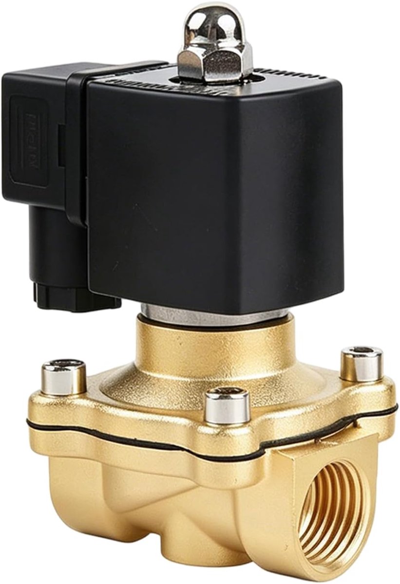 Solenoid Valve Brass 1/2 Inch DC 24V Solenoid Valve Brass Electric Solenoid Valve Brass Solenoid Valve Electric Water - ShopVlot